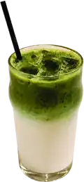 Matcha Latte at Knight & Rose Café